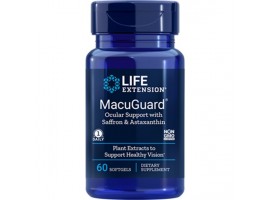 Life Extension MacuGuard® Ocular Support with Saffron & Astaxanthin, 60 softgels